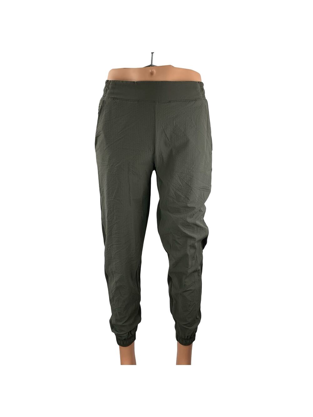 Athleta Women's Green High Rise Yoga Athletic Activewear Trousers Jogger Pants 8